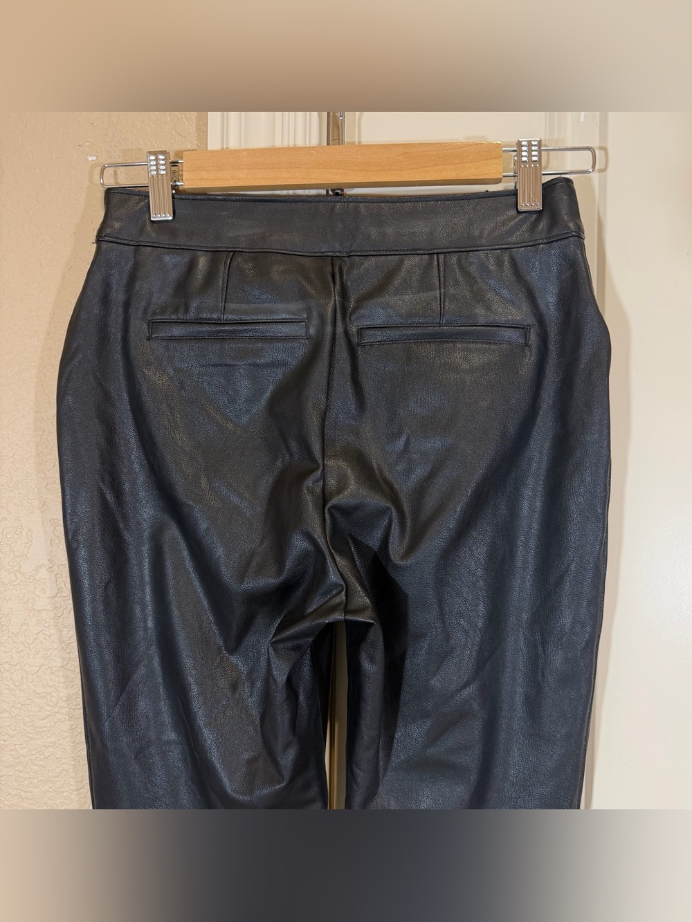 NWOT Spanx Flare Faux Leather Pants - Picture 7 of 12